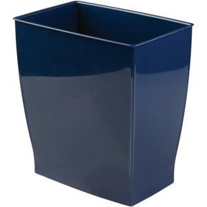 Mono Wastebasket Trash Can - Rectangular, Navy